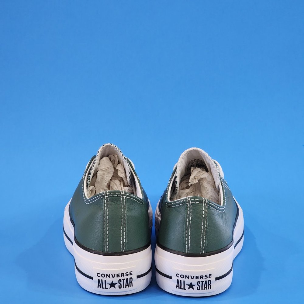 Converse CTAS Ox Lift Forest Pine/White/Black Women's Platform Sneakers A06181C - Picture 5 of 6